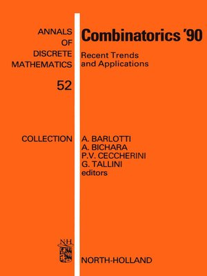 cover image of Combinatorics '90